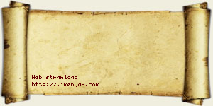 Jana Trojić vizit kartica